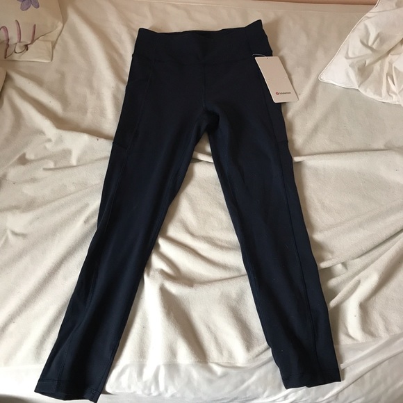 Navy Blue Lululemon Leggings - Picture 3 of 4